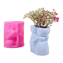 Paar Puppenvase Harzformen Sukkulente Blumentopf Silikonform