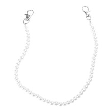 Einfache Imitation Perle Taille Kette-02 weißes Perlmuttsilber