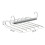 6-Layer Folding Pants Rack Stainless Steel Closet Organizer Grey 5