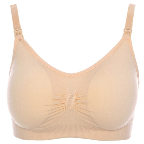 4PCS Soft Black Breathable U-Back Wireless Nursing Bras M