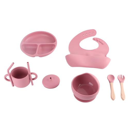 Baby-Fütterungsset, 3 unterteilte Gitter, Teller,