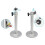 Universal 18mm Aluminum Ceiling Mount Bracket for Micro Projectors, Silver 4