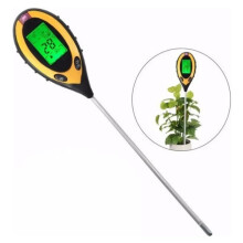 Multifunctionele plantenmonitor voor nauwkeurige bodemanalyse, draagbaar tuingereedschap met milieutestfuncties, hygrometer en lcd-display voor