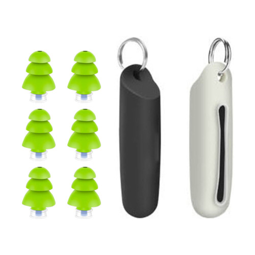 Comfortable Silicone Ear Plugs for Sleep Study and Swimming 2