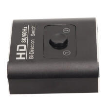 8K HD Multimedia Interface Switcher 2-in-1 Out, Aluminum Alloy