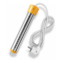 Thermomètre numérique LCD inclus, thermoplongeur sûr et fiable avec protection en acier inoxydable, conception anti-brûlure pour chauffer l'eau