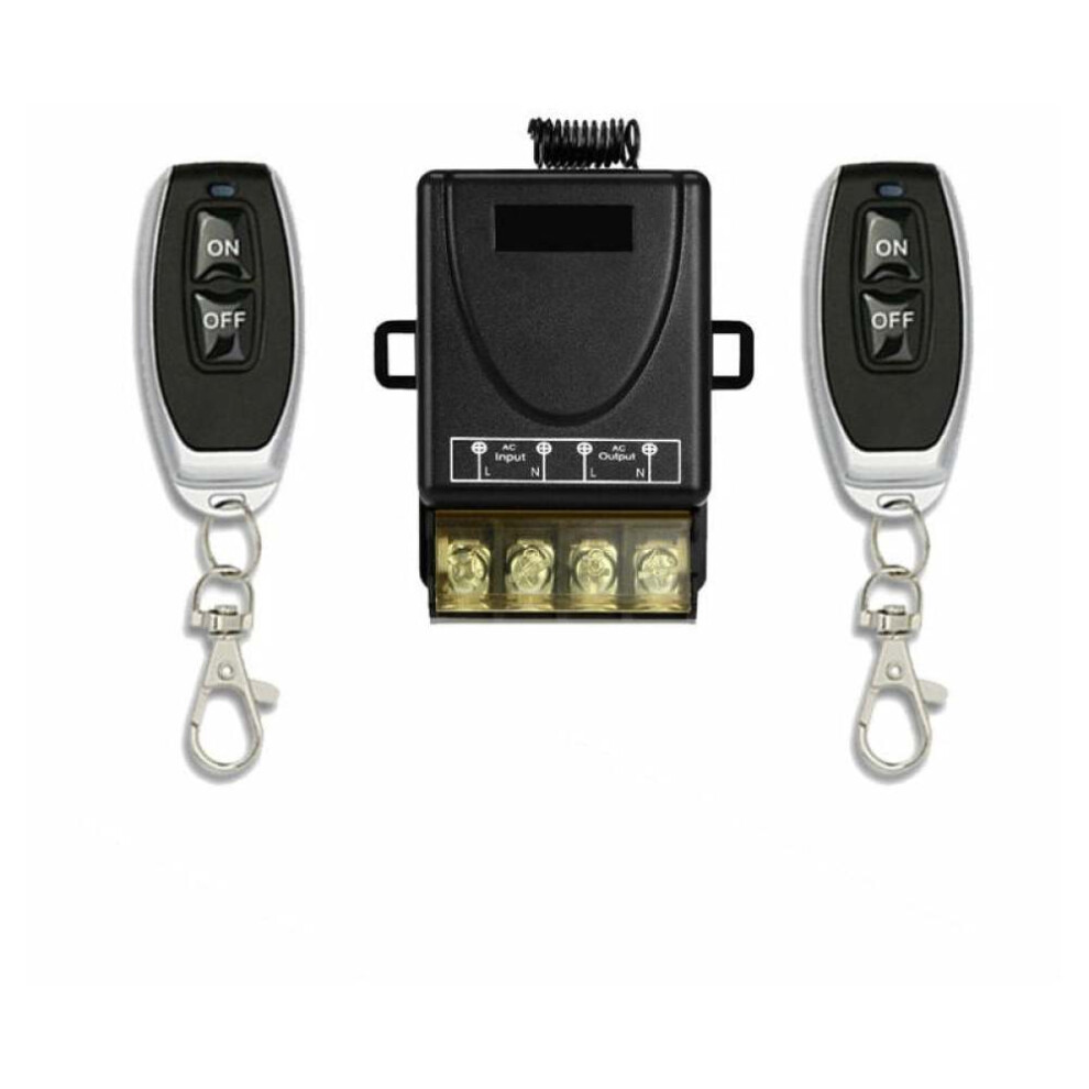 Wireless Remote Switch For Home Appliances, Rf Remote Control With 220V 40A Relay High Power Load Capability, Strong Signal Penetrates Walls Long 9169997293305