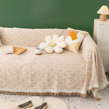 Couch Cover Sheet Blanket, Thick Reversible Material for High Backed Sofa, Easy Installation, Durable Fabric with Pet Protector for Couch, Sofa, Bed,