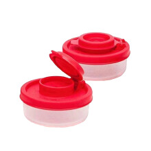 Voyage culinaire avec style ! Coffret de mini-saladiers rouges élégants pour les explorateurs culinaires, idéal pour votre prochain pique-nique