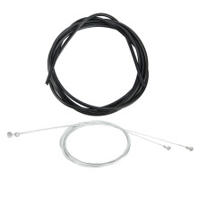 BOLANY Mountain Bike Brake Cable Set Black 1.8mm 2-Piece Replacement Kit