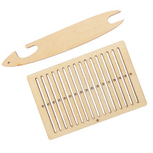 2 Sets Webstuhl aus Pappelholz, DIY-Herstellung,