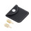 Gaming Set: 2 Solid Metal 6-Sided Rotary Dice Shank Protective Bag 3