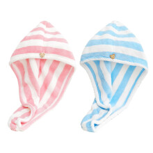 Microfiber Hair Towel Wrap, Durable & Harmless For Quick Dry Routine, Extra Large Size With Elastic Band Fixed, Perfect For All Hair Types And Lengths