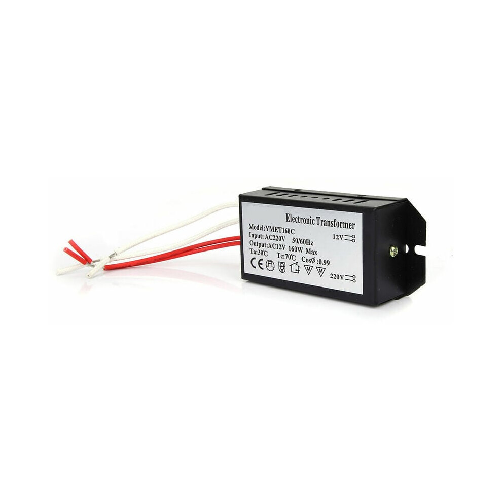 Electronic Low Voltage Transformer, Transformer For Lighting, Improve Power Quality, Dimmable Transformer, 160W Max, Full Power, Stable Output 9423501867032