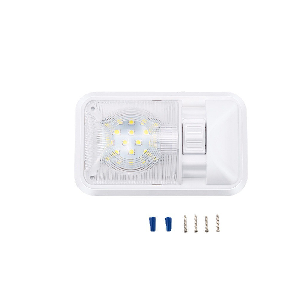 Rv Led Dome Neutral Energy Saving 12V Double Dome Ing Fixtures For Rv, Boats, Indoor Spaces, Easy Installation With Wire Nuts & Light/White 9169997294821