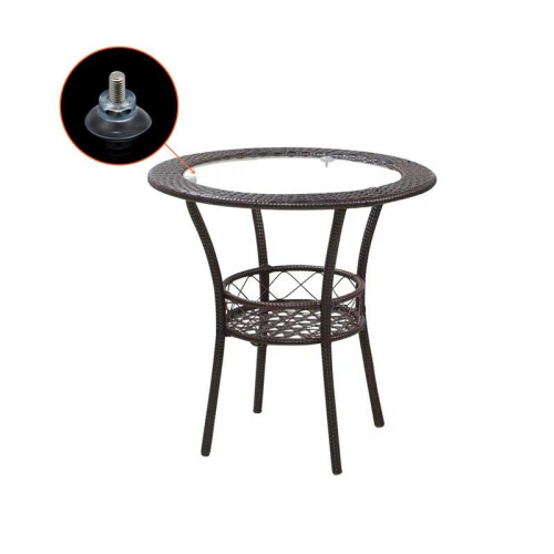 Βεντούζες για γυαλί, ανθεκτικό υλικό PVC, διαφανείς βεντούζες σε σχήμα μανιταριού 2