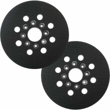 Disc abraziv de schimb pentru șlefuitor orbital, cârlig cu aderență puternică, disc abraziv de cauciuc de 125 mm cu sistem de colectare a
