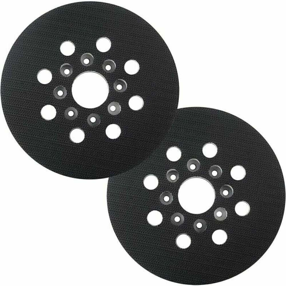 Rubber Backing Pad For Orbital Sander, Thickened Backing, 125 Mm Hook And Loop Pad Compatible With Bosch Pex 220 Ae Gex 125-1 Ae And Skil 7402 7490, 9358999519531