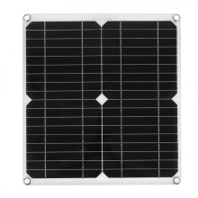 Flexible Solar Panel Kit, 20W 18V Monocrystalline High Efficiency Solar Charger for 5V Devices and Cars