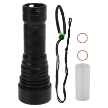 Linterna de buceo, linterna subacuática para deportes extremos, construcción de aleación de aluminio que proporciona resistencia y durabilidad,