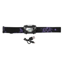 Wiederaufladbare, wasserdichte LED-Stirnlampe mit USB-Ladefunktion für Outdoor-Abenteuer – helles, freihändiges Licht zum Wandern und Laufen mit