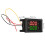 Voltmetro e amperometro 2-in-1 600V 20A, doppio display digitale LED, ideale per auto e moto 3