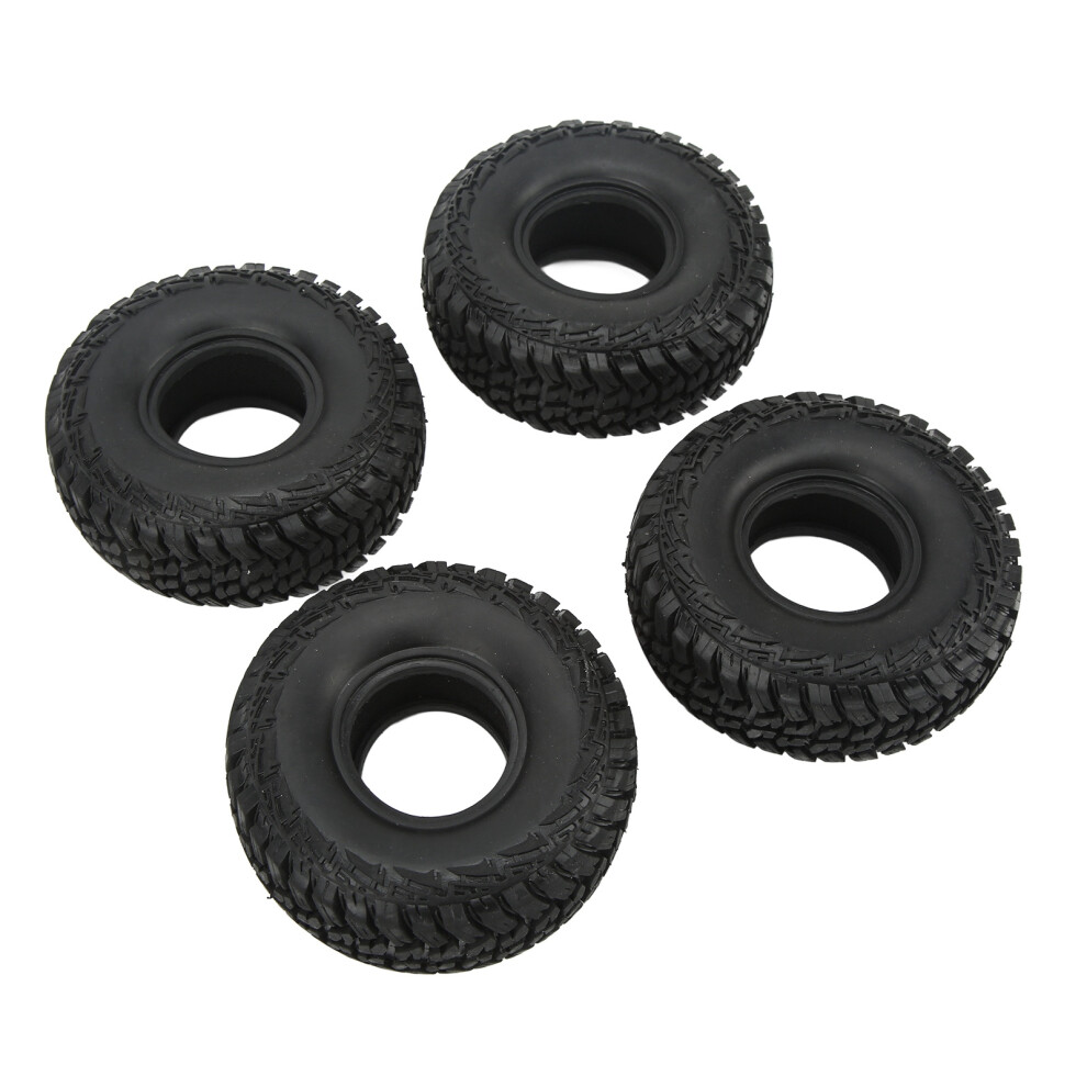 1.9 Inch Rc Tires 118Mm Grip Shock Absorbing Rubber Set Black 7601371290187