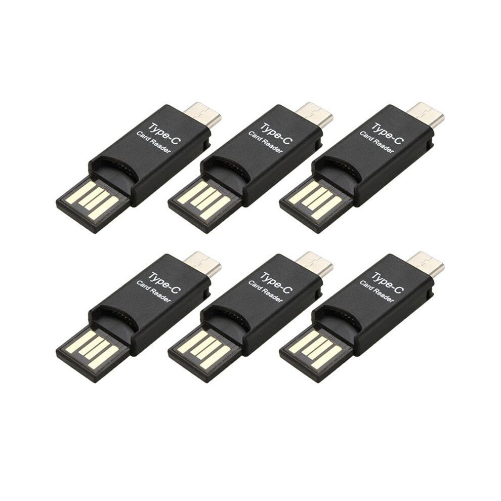 6X Usb 3.1 Type C Usb-C To Micro- Tf Card Reader Adapter For Pc Cellphone 6034197793159