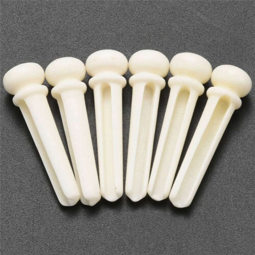 24Pcs Real Bone Material Acoustic Guitar Bridge Pins with Pearl Shell Dot 1