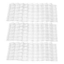 30Pcs Professional Acrylic Poker Chips 100 Chip Trays (Without Cover)