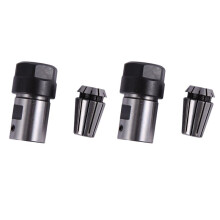 2Pcs C20 Er16 32L 8mm Spindle Motor Clamp Rod + 2Pcs Er16-1/8(3.175)mm Collet