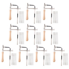 10X Professionelle Einstellbare Säge Bogen Holz Griff Von Schmuck Säge Rahmen Hand Werkzeuge Juwelier Säge Rahmen