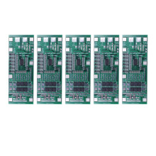 5X 24V 6S 20A 18650 Li-Ion Batería de Litio Protección Solar Iluminación Bms Pcb con Equilibrio para Ebike Scooter