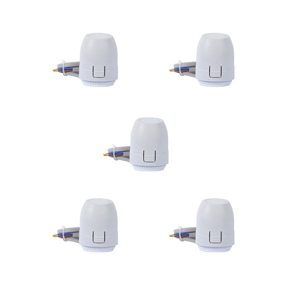 5X Floor Heating Valve Nc Ac 230V Electric Thermal Actuator Manifold For Underfloor Heating Thermostat 6034012380410