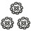 36Pcs Motorcycle Rubber Side Cover Grommets Replacement Gasket Fairings for CG125 1