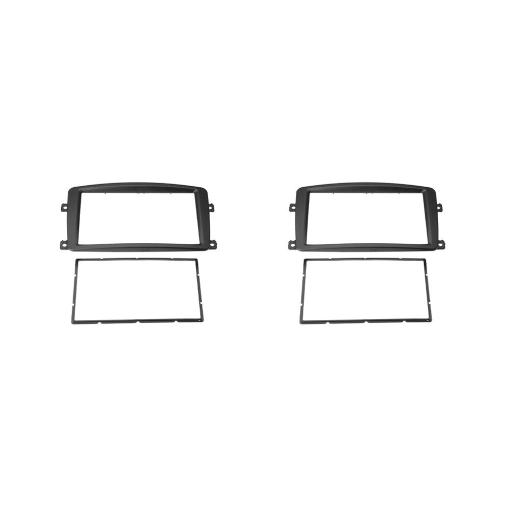 2X 2 Din Car Radio Fascia Dvd Player Panel Kits Stereo Dash Frame For C Clk G Class Viano W203 W209 W463 4711095978131