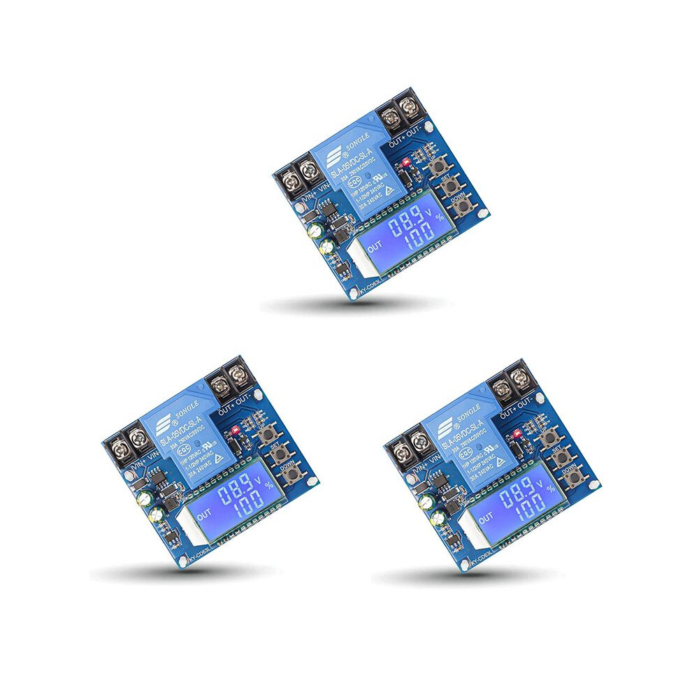 3X Low Voltage Cutoff, 6V-60V Low Voltage Protector Disconnect Discharge Protector 4712817806879