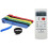 1 Pcs Air Conditioning Remote & 50 Pcs Reusable Color Mixing Cable Cord Strap Hook Loop Ties Tidy 1