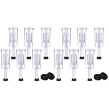 Airlock Set for Fermentation, 40 Pieces Silicone Grommets and 6 Pieces Plastic Airlock for Preserving