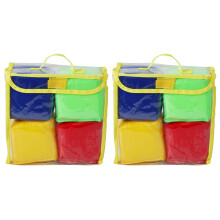 ÉDucation de Bricolage Jouant Aux DéS, CarréS de Poche, Blocs D'Empilage en Mousse à Poche Photo - Lot de 8