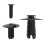 1 Pcs Front Door Hinge Check Stopper Strap & 50Pcs  Lined with Fasteners Rivet Snaps Panel Snaps 5