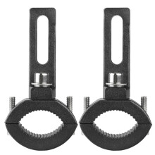 2X Universal Motorrad Scheinwerferhalterung 50-60Mm Verstellbarer Scheinwerferhalter Gabelklemmenhalterung