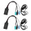 2X Car  5.0 Aux Cable Microphone Handsfree Mobile Phone Free Calling Adapter for  2005-2011 2