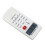 1 Pcs Air Conditioning Remote & 50 Pcs Reusable Color Mixing Cable Cord Strap Hook Loop Ties Tidy 7