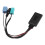 2X Car  5.0 Aux Cable Microphone Handsfree Mobile Phone Free Calling Adapter for  2005-2011 6