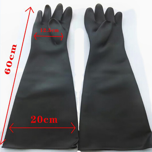 2X Sand Blasting Gloves for Sandblast Cabinet Gloves 60x20cm 1
