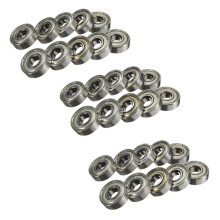 30Pcs 8 x 22 x 7 mm Ruedas de Lamina de Rodamientos de Monopatin de Moto ABEC-5 608ZZ
