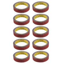 10Stck  Starke Dauerhafte Doppelseitige Super Klebrige Schaum-Bandrolle für Fahrzeug-Auto, Rotes 20mm x