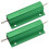2X Aluminum Shell 100W Watt 100 Ohm Wirewound Power Resistor 1