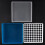 2X Plastic Square 100 Positions Laboratory 1.5Ml Centrifuge Tube Case Box 7